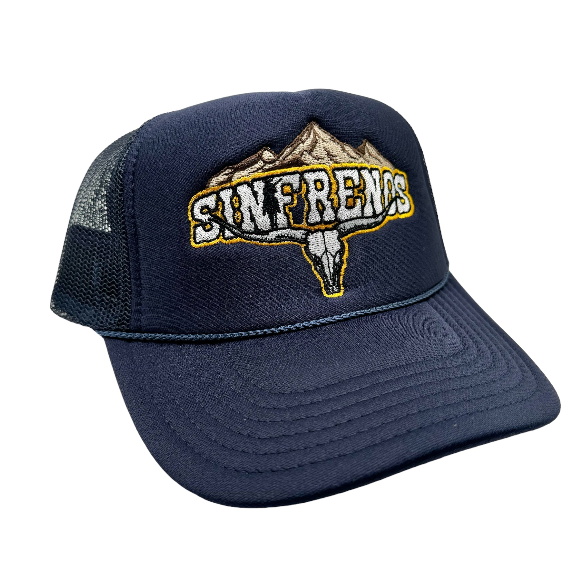 Navy Longhorn Trucker
